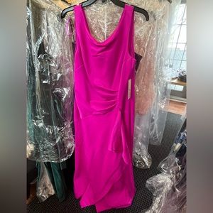 NWT sleeveless hot pink Maxi sz 14